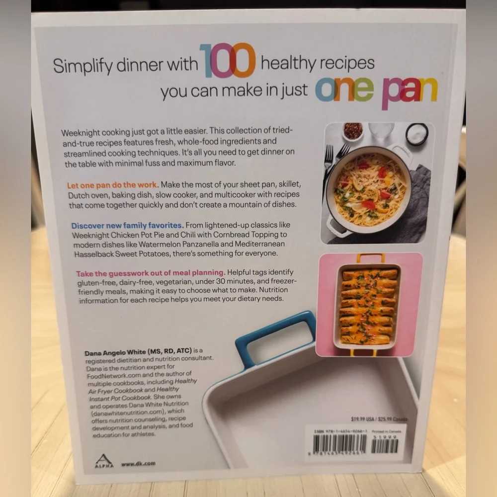 Healthy One Pan Dinners: 100 Easy Recipes for  Sheet Pan, Skillet, Multicooker